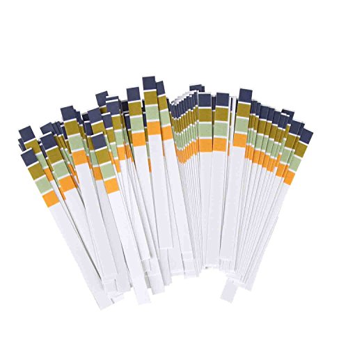 pH Test Strips 0-14, 0.5 Accuracy 100ct, Esee pH Strips pH Test Paper to Test Drinking Water, Food, Pools, Aquariums, Monitor Body pH Levels for Alkaline & Acid Using Saliva and Urine