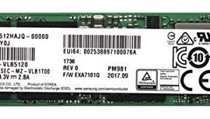 Samsung PM981 Polaris 512GB M.2 NGFF PCIe Gen3 x4, NVME Solid State Drive SSD, OEM (2280) MZVLB512HAJQ-00000