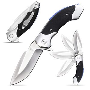 eafengrow ef15 folding blade knives 7.9 inch 9cr18mov blade and g10 handle outdoor camping knife