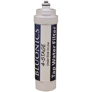 bluonics 4-stage replacement filter for our direct in-line under sink tap water filter system