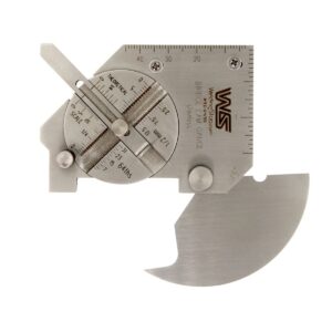 mini bridge cam gage welding fillet throat leg size bevel angle undercut inspection tool in inch/mm