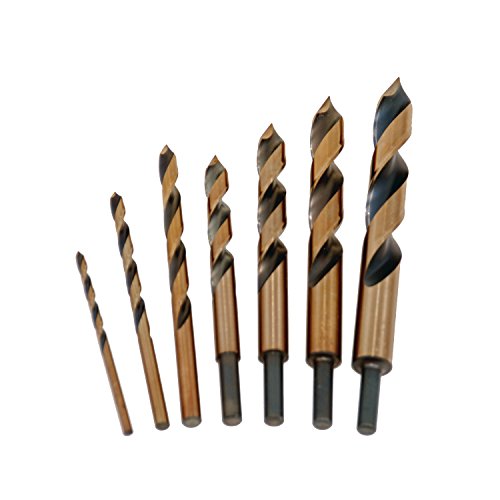 Drill Bits for Plastic (Acrylic, plexiglass, ABS, lexan, Polycarbonate, PVC) Norseman 7pc Acrylic Point Drill Set in Vinyl Pouch. Includes 1/8", 3/16", 1/4", 5/16", 3/8", 7/16", and 1/2" Part BG4600