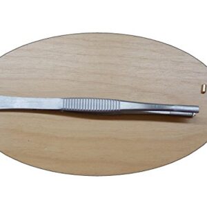 Lock Pin Tumbler Tweezers - Brushed Stainless Steel, for Locksmith Pinning & Rekeying Kit