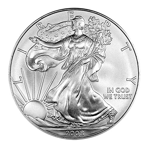 2008 Silver Eagle In US Mint Gift Box $1 Brilliant Uncirculated