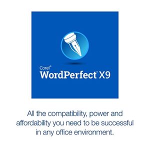 Corel Wordperfect Office X9 - All In One Office Suite [PC Disc] [Old Version]