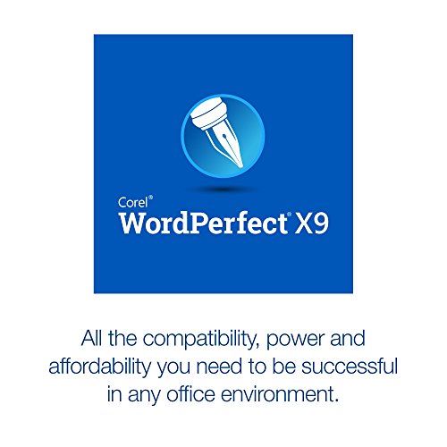 Corel Wordperfect Office X9 - All In One Office Suite [PC Disc] [Old Version]