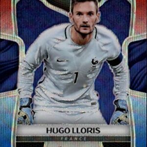 2018 Panini Prizm Prizms Refractor Red and Blue Wave #78 Hugo Lloris France World Cup 2018 Russia Futbol Soccer Card