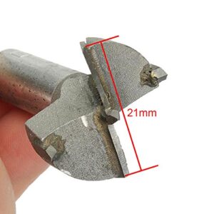 LDEXIN 21mm/0.8" Professional Forstner Drill Bit Woodworking Hole Saw Wood Cutter Alloy Steel Wood Carbide Tip Drilling Hole Hinge Boring Bits