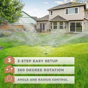 Sprinklers for Yard, Lawn Sprinklers for Yard, Water Sprinkler for Lawn, Grass Sprinkler for Lawn, Sprinklers for Yard Large Area, Yard Sprinkler System, Sprinklers for Yard System - 2023 Updated