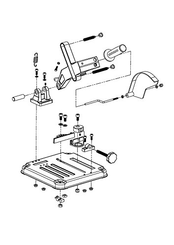 Angle Grinder Stand Grinder Holder Cutter Support Aluminum bracket iron base100-115 angle grinder cutting (4in-4.5in.)
