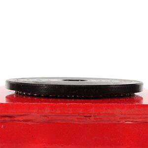 Industrial Machinery Mover 13200lb 6T Machinery Mover Roller Dolly with 360°Swivel Top Plate (13200LB Capacity) (Red)