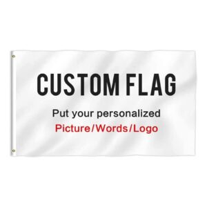kafepross custom outdoor flags 3x5 ft use your personalized picture text or logo to customized gifts print one side