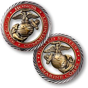 u.s. marines corps core values challenge coin