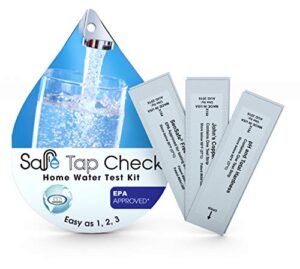 industrial test systems - safe tap check home water test kit