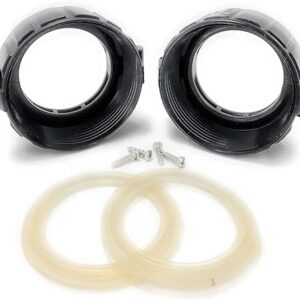 (2) 2" Spa Hot Tub Heater Split Nut Union O-Ring Hot Tub Heater Gasket Balboa Gasket Gecko Waterway 711-4030 (Actual Size 3 Inch)(NOT for Inflatable Hot Tubs) Hot Tub Parts 0121108020 Hot Tub Gaskets