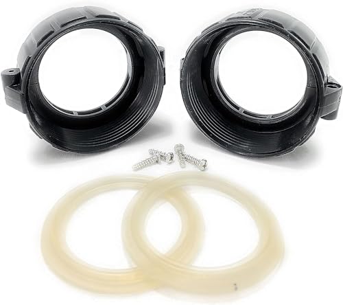 (2) 2" Spa Hot Tub Heater Split Nut Union O-Ring Hot Tub Heater Gasket Balboa Gasket Gecko Waterway 711-4030 (Actual Size 3 Inch)(NOT for Inflatable Hot Tubs) Hot Tub Parts 0121108020 Hot Tub Gaskets