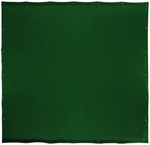 viz-pro green vinyl welding curtain/welding screen, 6' x 6'