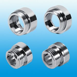 (Pack of 5) 22mm 24mm G1/2 Kitchen Copper Water Purifier Faucet Aerator Adapter Accessories 4 Sizes(24mmto15mm)