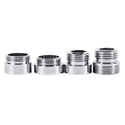 (Pack of 5) 22mm 24mm G1/2 Kitchen Copper Water Purifier Faucet Aerator Adapter Accessories 4 Sizes(24mmto15mm)