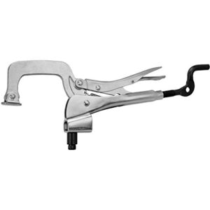 buildpro ptt934k inserta plier, table mount clamp, rear crank handle, 5/8" insert diameter, 3-3/8" throat depth