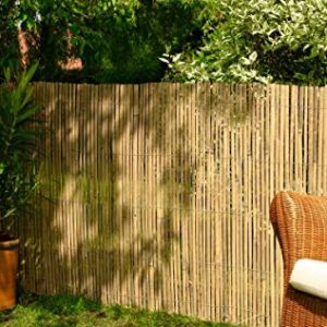 Bamboo Slat Fence, 5'H x 14'L