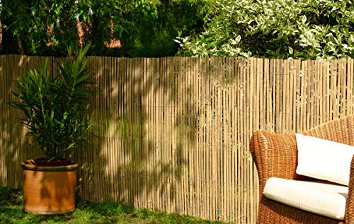 Bamboo Slat Fence, 5'H x 14'L