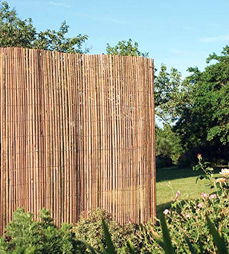 Bamboo Slat Fence, 5'H x 14'L