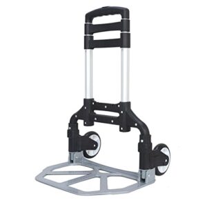 folding hand truck moving dolly up to 171 lbs capacity aluminum folding hand cart platform trolley