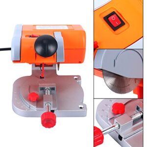 YaeTek 110V Mini Bench Top Cut-off Miter Saw for Arts & Crafts Cutting Wood Plastic Metal Benchtop DIY - 2" Blade 1/2" Cuting Depth