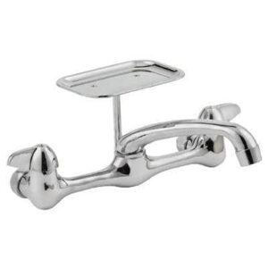 homewerks worldwide hp chr 2hand kit homepointe, chrome plated, 2 handle, wall mount, kitchen faucet