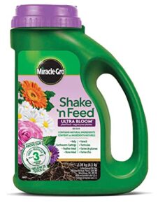 miracle-gro 2.04kg shake n feed ultra bloom plant fertilizer
