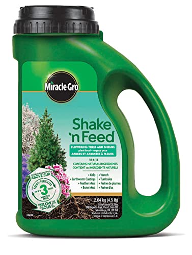 Miracle-Gro 2.04kg Shake n Feed Flowering Trees and Shrubs Plant Fertilizer