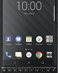 BlackBerry KEY2 Silver Unlocked Android Smartphone (AT&T/T-Mobile) 4G LTE, 64GB