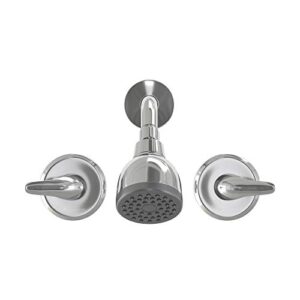 Glacier Bay Aragon 2-Handle 1-Spray Shower Faucet in Chrome (Valve Included)