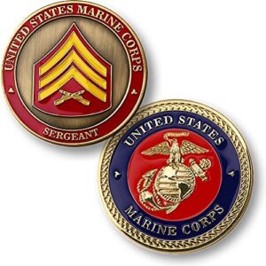 u.s. marine corps sergeant challenge coin