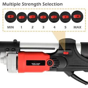 BBBuy 800W Drywall Sander Commercial Electric Sander with 6 Pcs Sanding Pads Discs Adjustable Variable Speed 1000-2000 RPM Wall Sander with Extendable Handle