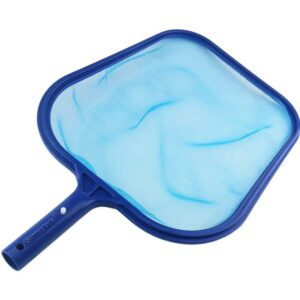 sunnyglade swimming pool cleaner supplies/professional heavy duty pool leaf rake fine mesh frame net/swimming pool cleaning leaf skim net (blue)