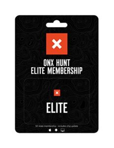 onx elite: nationwide digital map membership for phone, tablet, and computer - color coded land ownership - 24k topo - hunting specific data - updates hunt chip