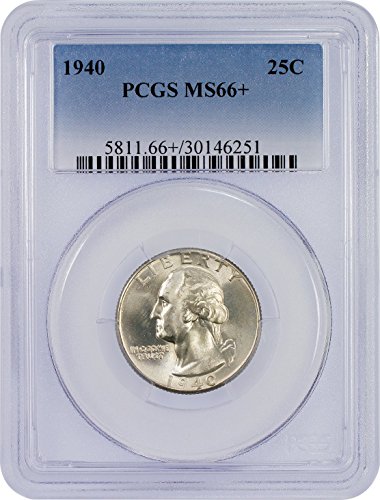 1940 P Washington Quarter Quarter MS66+ PCGS