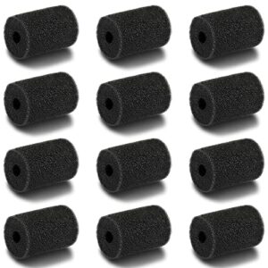 pool hose tail scrubbers,12 pack tail sweeps scrubber replacement high density sweep hose scrubber pool pre-filter intake sponge as polaris pool cleaner parts fits for polaris vac-sweep pool cleaner