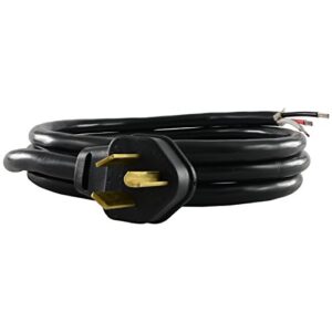 conntek 30amp nema 10-30 3 prong power supply replacement cord, 25 feet