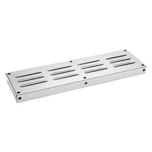 skyflame stainless steel venting panel for masonry fire pits and outdoor kitchens 15-inch by 4-1/2-inch
