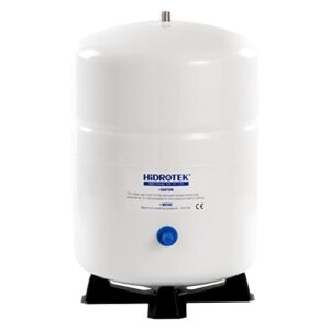 hidrotek 2.8 gallon ro water storage tank for reverse osmosis water filtration systems -nsf certificated-1/4"