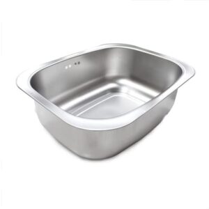 wanang stainless steel washing-up bowl multi-purpose dish tub for sink/wash basins/dishpan for sink (original type)