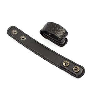 ROCOTACTICAL Double Snap Belt Keepers, Duty Keepers Fit 2.25" Duty Belt, 4-Pack