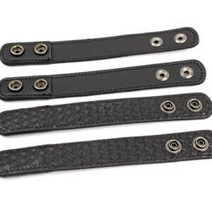 ROCOTACTICAL Double Snap Belt Keepers, Duty Keepers Fit 2.25" Duty Belt, 4-Pack