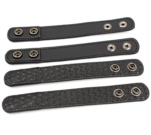 ROCOTACTICAL Double Snap Belt Keepers, Duty Keepers Fit 2.25" Duty Belt, 4-Pack