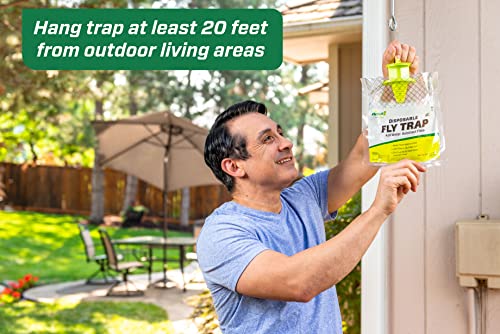 RESCUE! Outdoor Disposable Hanging Fly Trap - 2 Traps