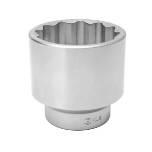 genius tools 3/4" dr. 57mm hand socket (12-point) (cr-mo) - 635257