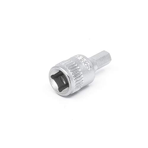 Genius Tools 1/4" Dr. 5mm Hex Head Hand Socket - 232805